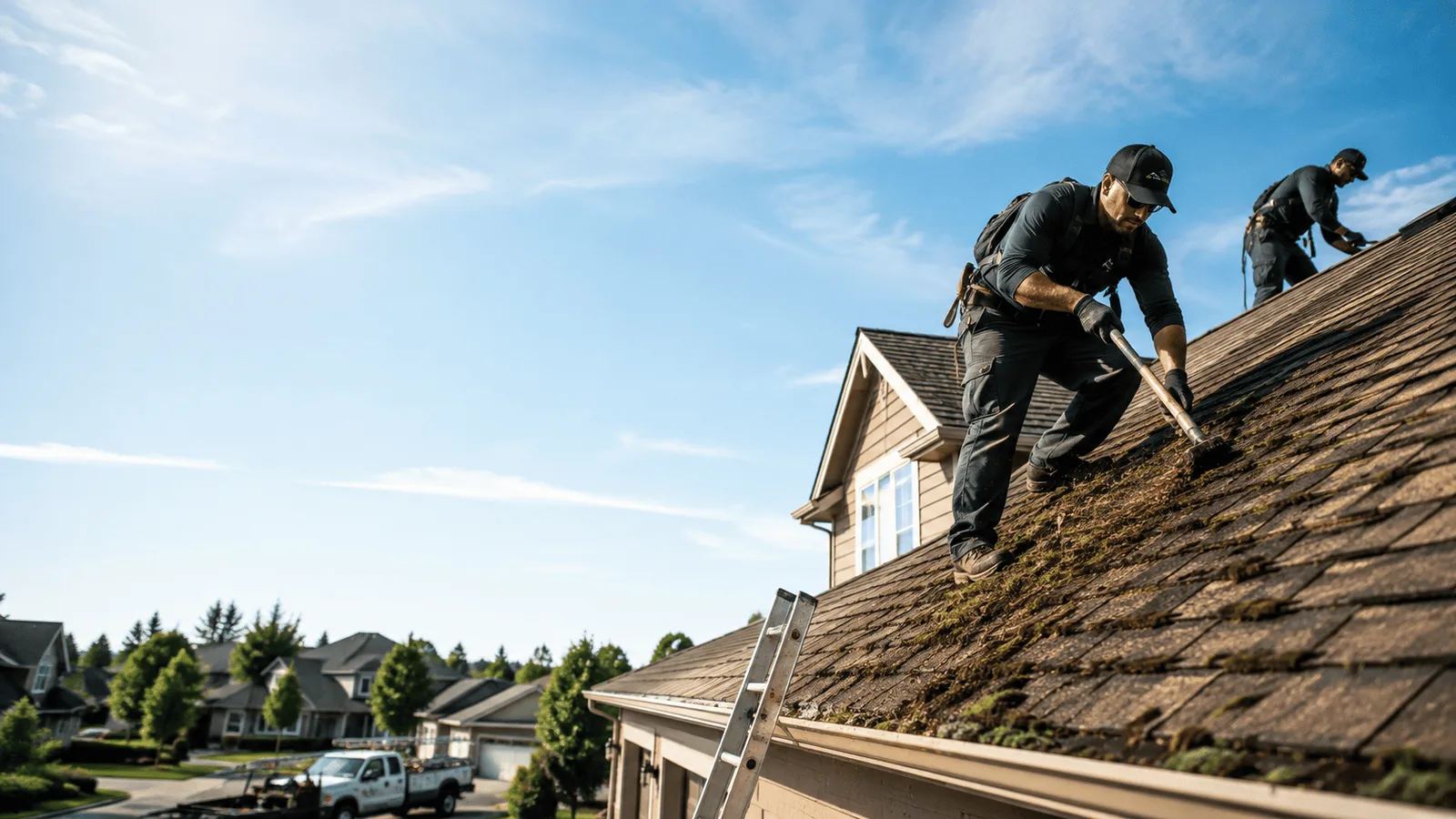Roof Moss Removal in Barbeau, MI near me
